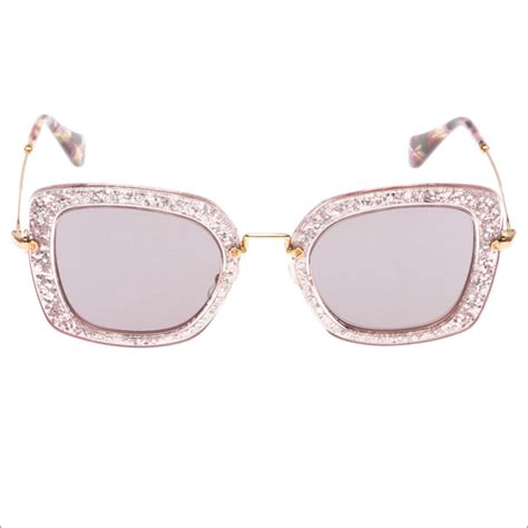 miu miu sparkle glasses|miu miu glasses frames.